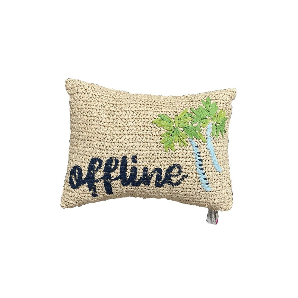 ♡ NWT “Offline” Decorative Pillow ♡